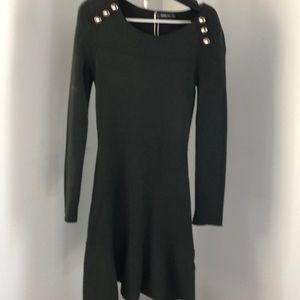 Zara knit long sleeve dress